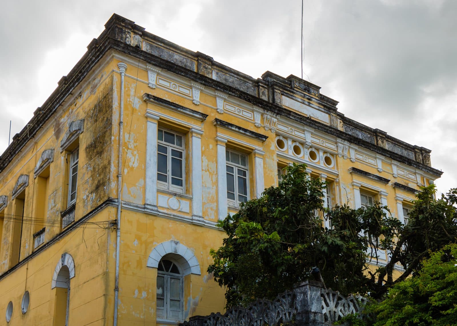 Fachada do Paço Municipal de São Félix, na Bahia